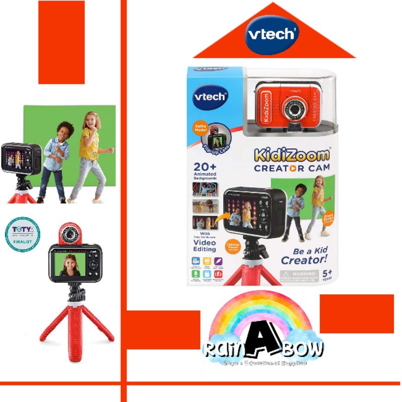 🛒 VTech KidiZoom Creator Cam Camera Green screen Change Background Lens