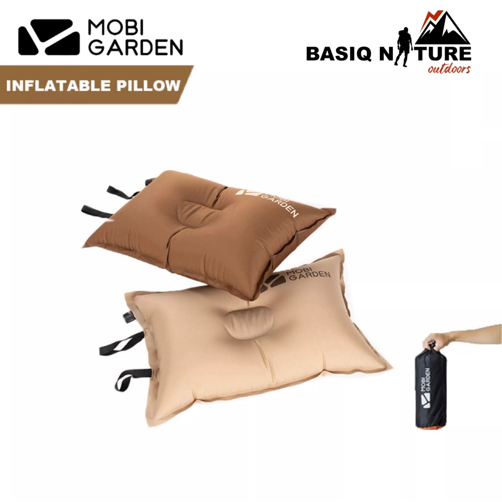 BasiqNature Mobi Garden Auto Inflatable Pillow Camping Tent Outdoor Pillow Shopee Malaysia