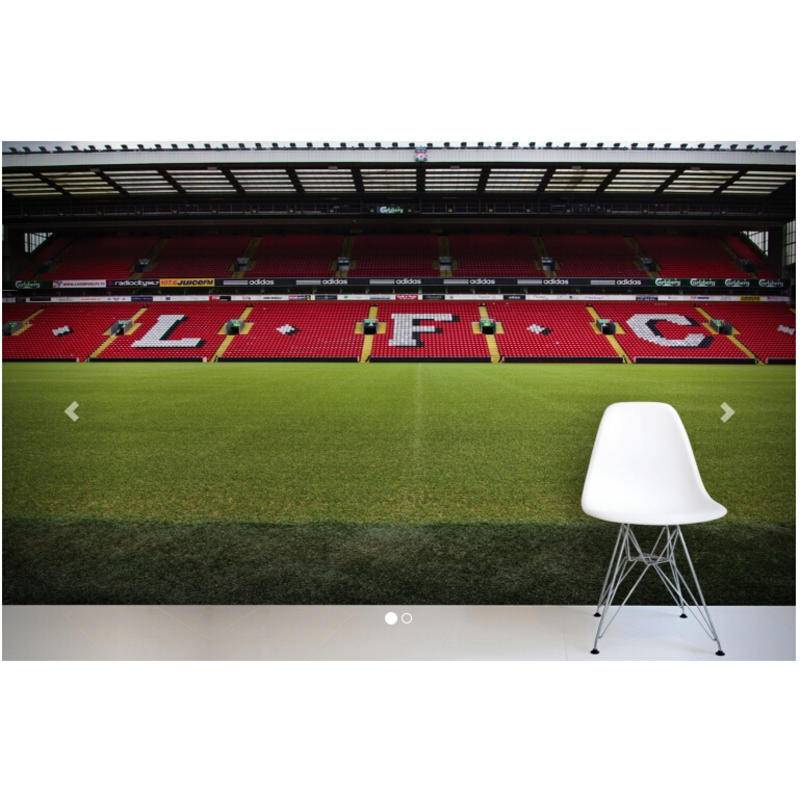 Custom 3 D Stereoscopic Wallpaper Anfield, Liverpool Wall Mural for Children Room Living Room TV