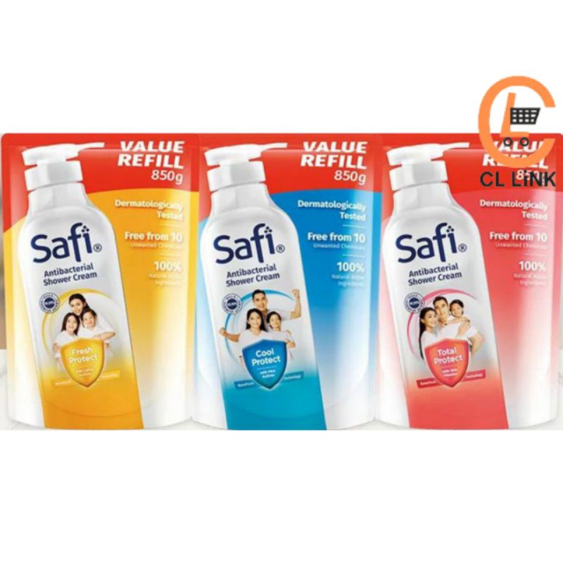 Safi Shower Cream Refill Pack Total Protect 850g Shopee Malaysia