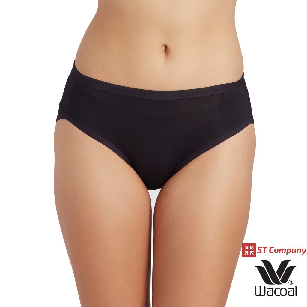 Wacoal Panty Bikini Style Smooth Edge Black (1 Piece) WU1M01 WU1C34
