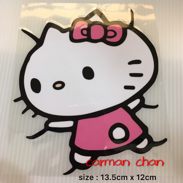[READY STOCK] HELLO KITTY CAR STICKER WATERPROOF Shopee Malaysia