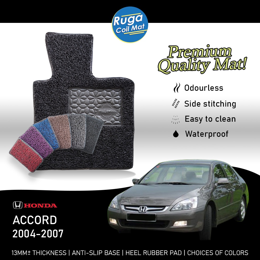HONDA ACCORD (2004 2007) Car Coil Mat Koil Mat Karpet Kereta Pre Cut
