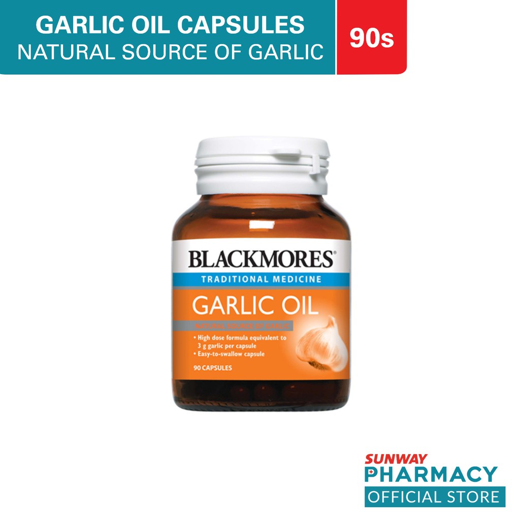 Blackmores Garlic Oil (90's) Shopee Malaysia