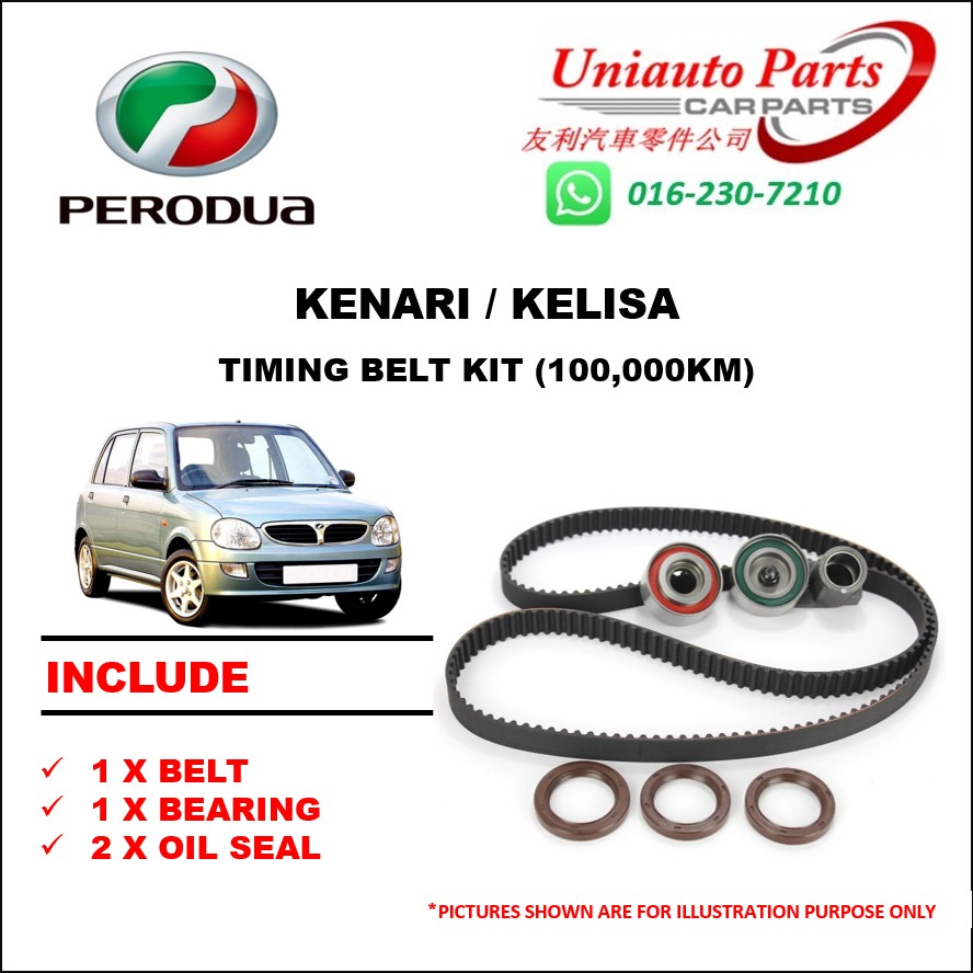 PERODUA KENARI / KELISA TIMING BELT KIT (100K) Shopee Malaysia