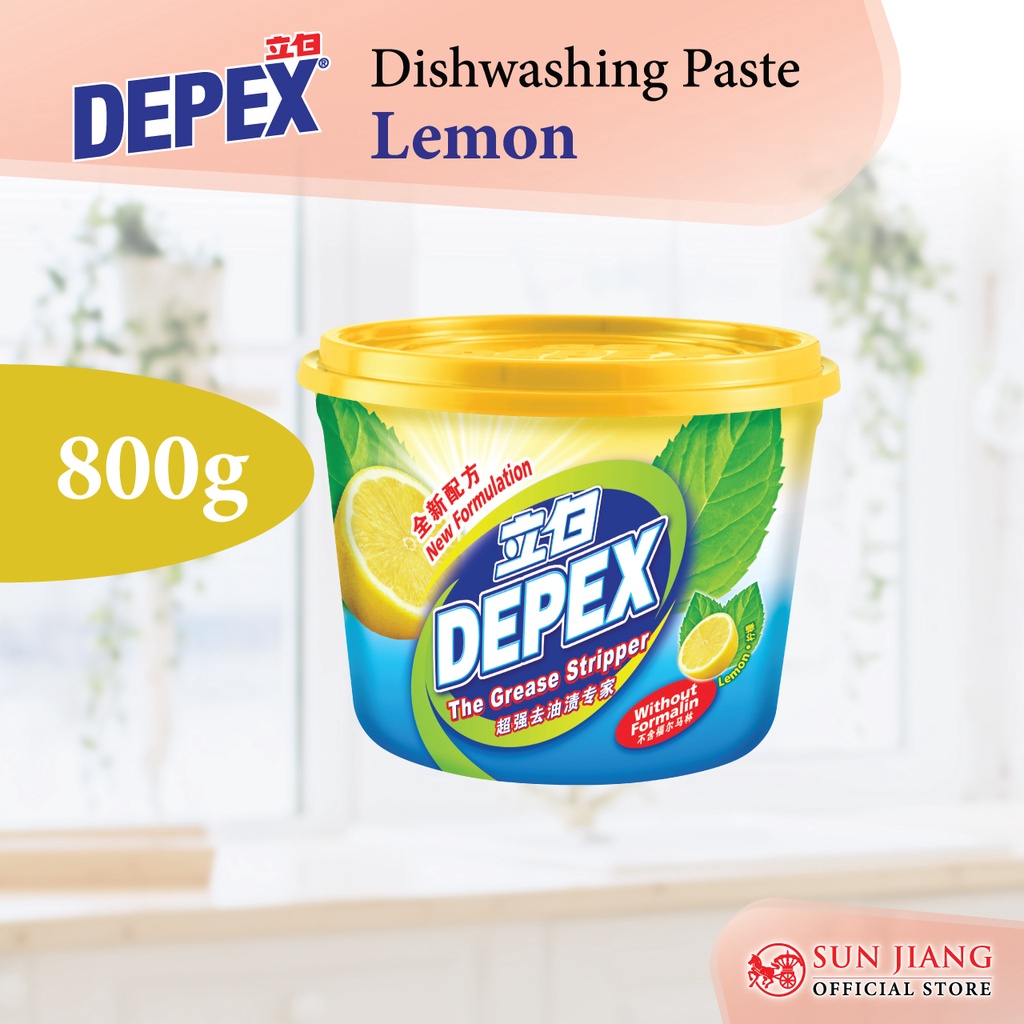 Depex Dishwashing Paste Lemon (800g) Shopee Malaysia