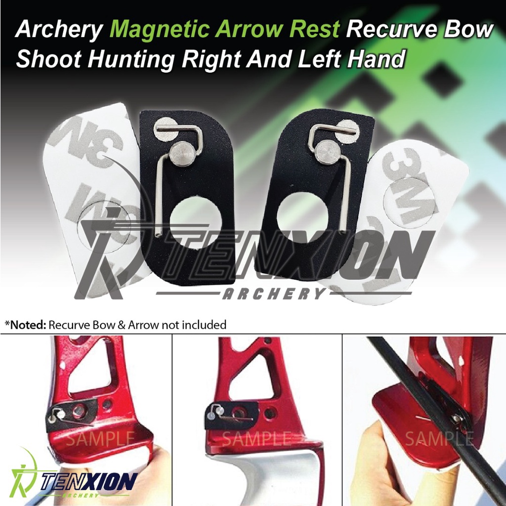 TenXion Archery Arrow Rest Recurve Bow Arrows Stainless Steel