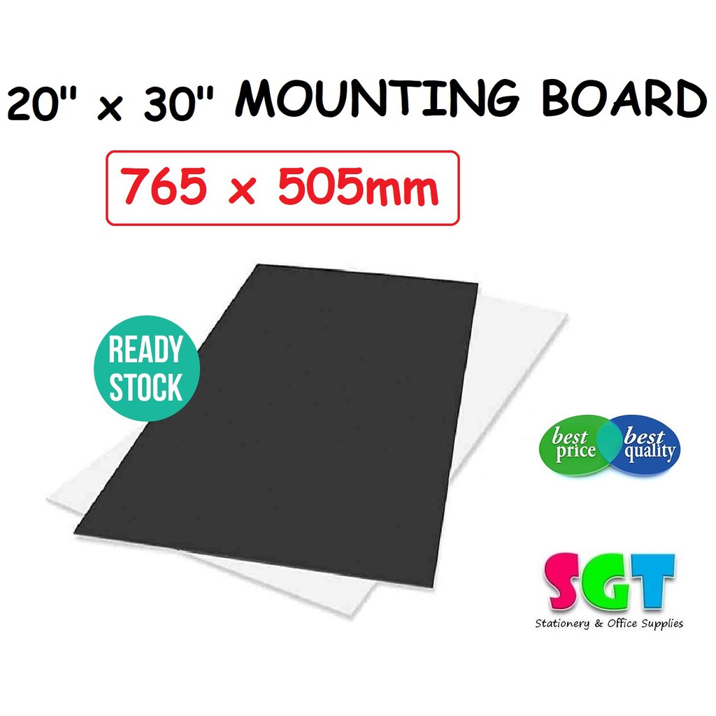 Black Mounting Board 20" x 30" (5pcs/pack) Shopee Malaysia