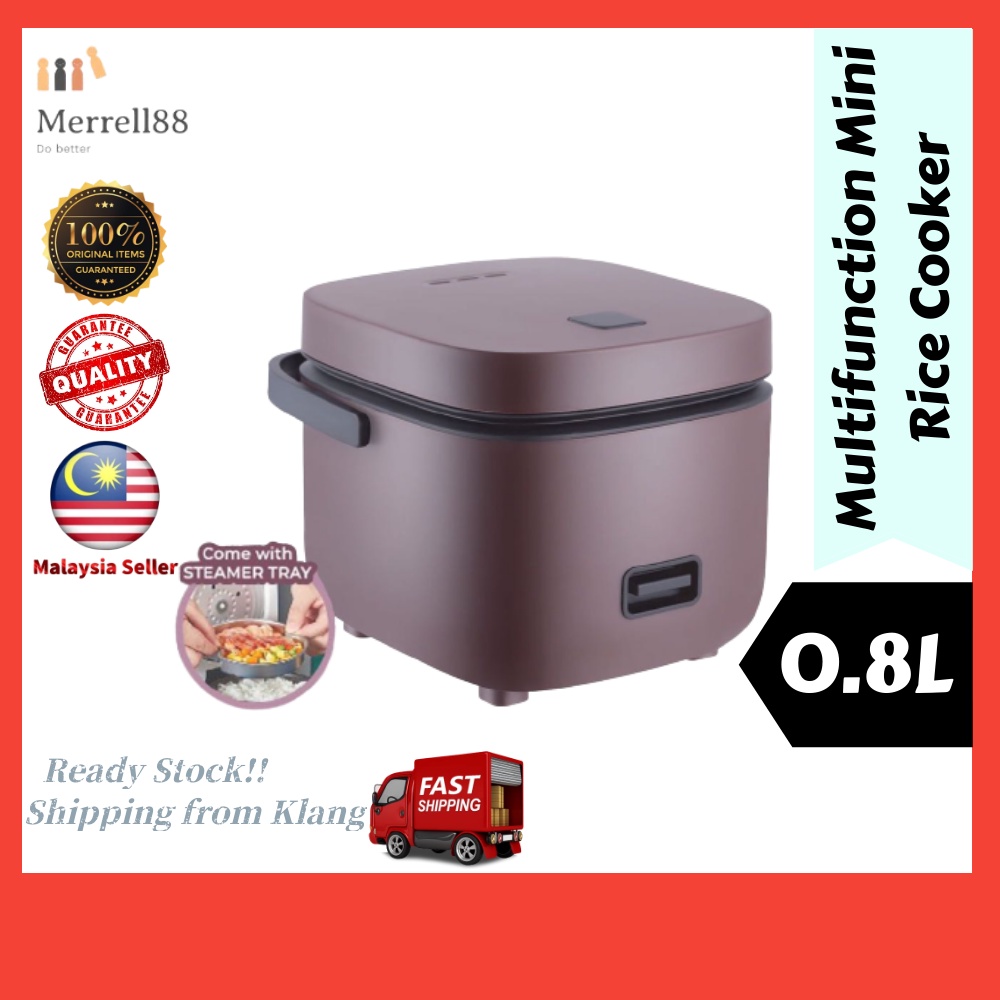 🔥Ready Stock🔥Khind Multifunction Mini Rice Cooker [RCM08] Shopee Malaysia
