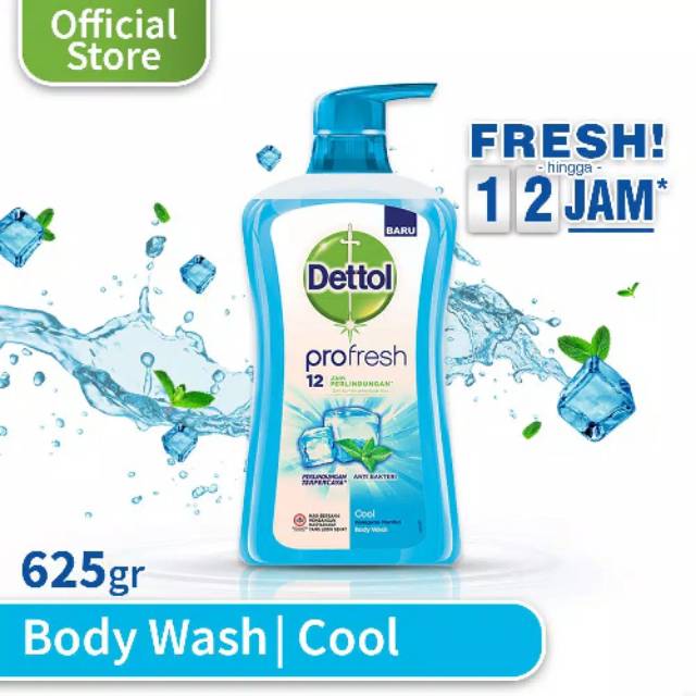Dettol Liquid Bath Soap Anti Bacterial Cool 625gr Pump Shopee Malaysia