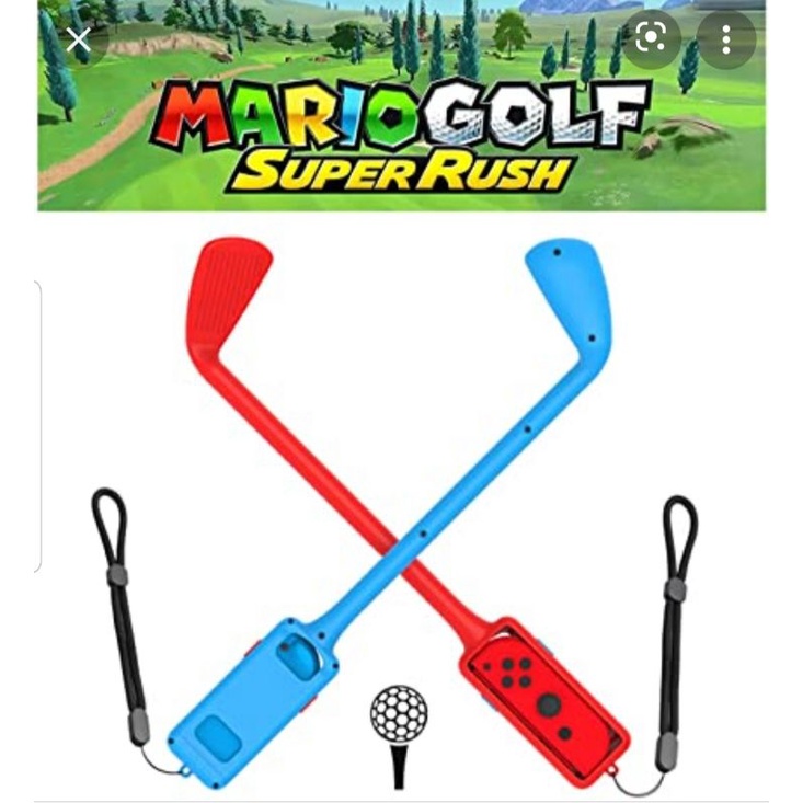 PG TECH 2 Pieces NEON Nintendo Switch Golf Club Handle Joy Con Golf