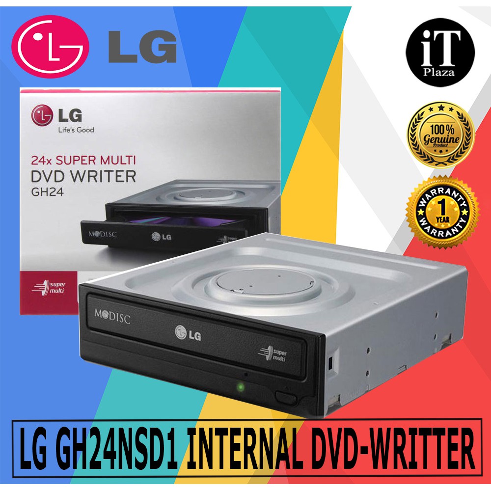 LG INTERNAL 24X DVDWRITER GH24NSD1 ELECTRONICS SUPER MULTI DVD WRITER