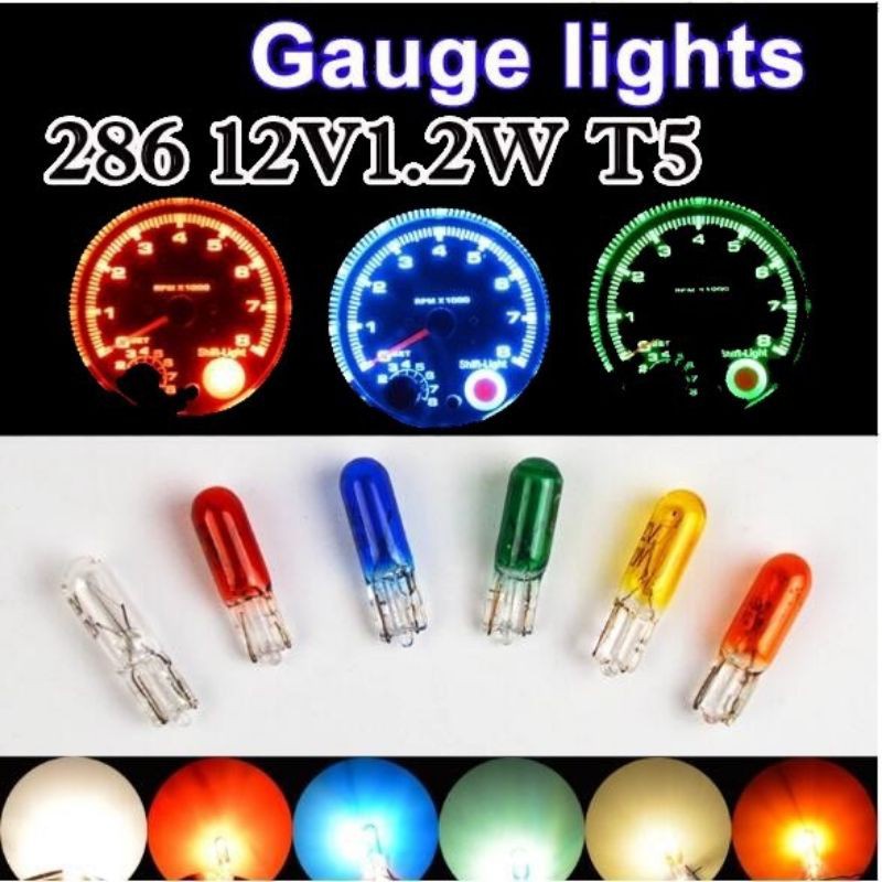 T5 (4191)Bulb Meter Cluster Dashboard Motorcycle A/C Aircond