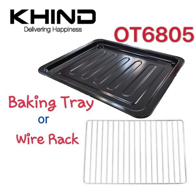 Khind Baking Tray / Wire Rack Only Original ( OT6805 ) Shopee Malaysia
