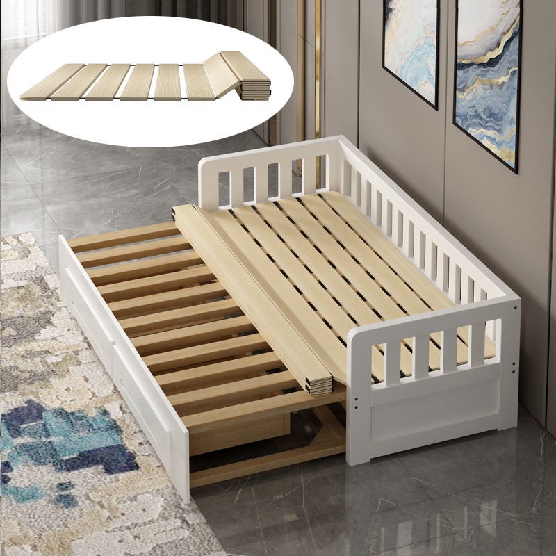 Simple Solid Wood Folding Bed Board Sofa Wood Mat Pine Single Waist