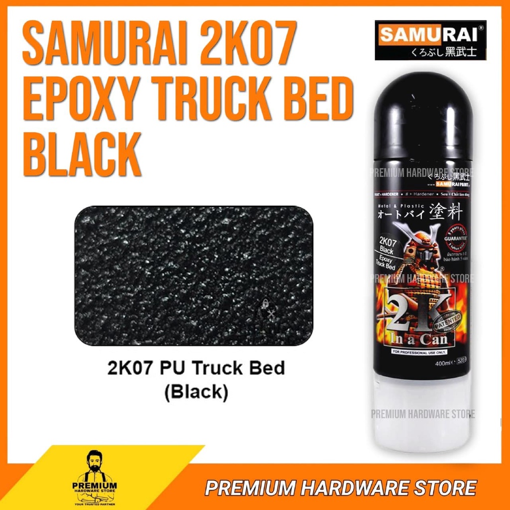 Samurai 2K07 Epoxy Truck Bed Spray 400ml Shopee Malaysia