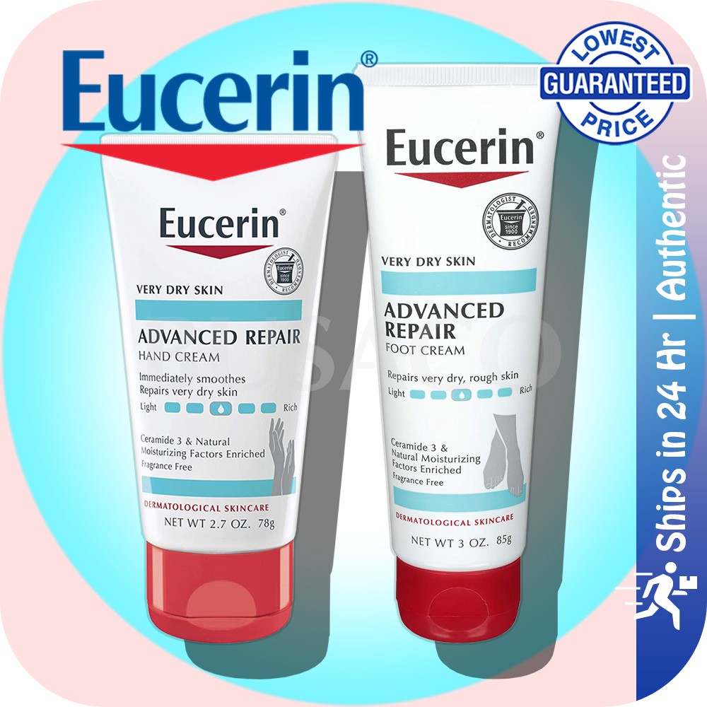 Eucerin Advanced Repair Hand Cream / Foot Cream Skin Calming Cream