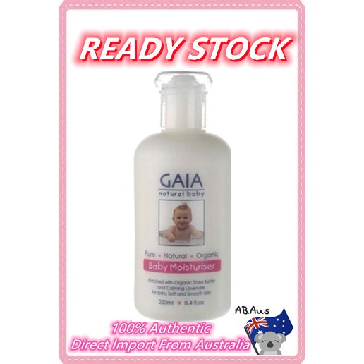 GAIA Natural Baby Moisturiser 250ml (Made in Australia) Shopee Malaysia