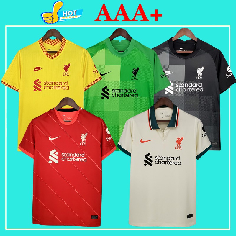 Liverpool Jersey 2122 Home Away Third Goalkeeper Soccer Shirt Football
