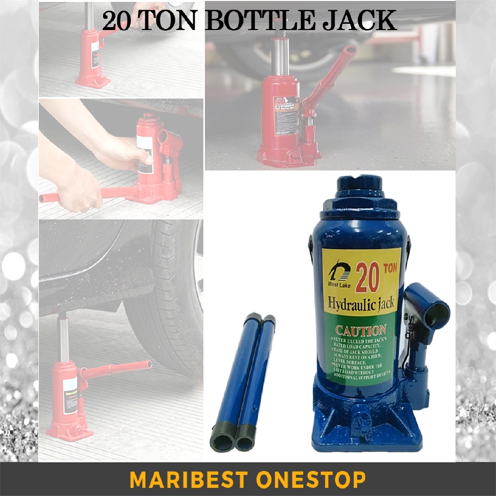 Heavy Duty 20 Ton Hydraulic Jack Oil Pressure Bottle Jack Shopee Malaysia