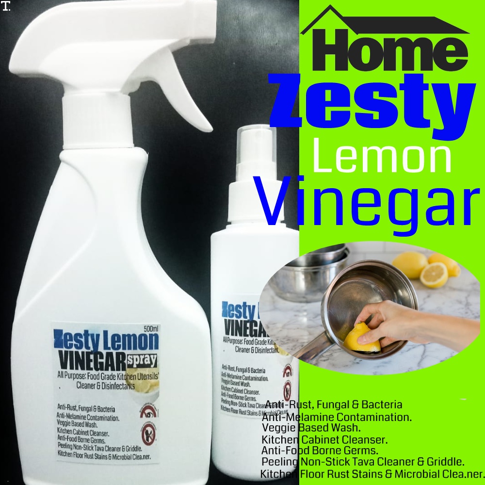 LEMON VINEGAR CLEANING SPRAY /ALL PURPOSE CLEANER/ ANTIBACTERIA, ANTI
