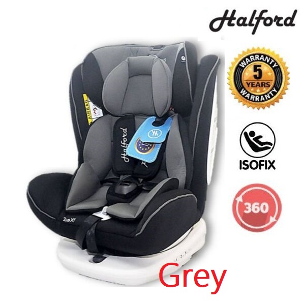 Halford Zeus 360 ISOFIX 360Degree Spin Convertible Baby Car Seat for 0