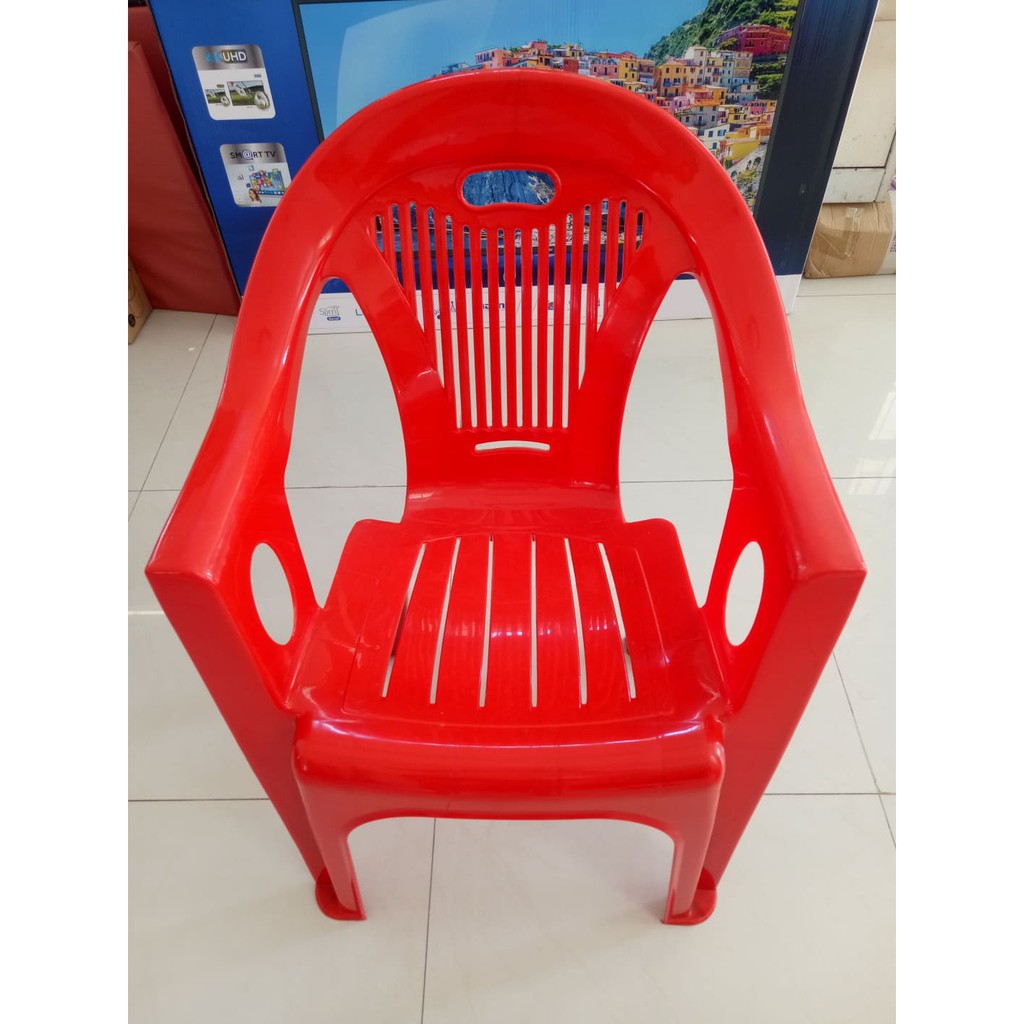 Plastic Arm Chair Large ,Guarantee Original Shopee Malaysia
