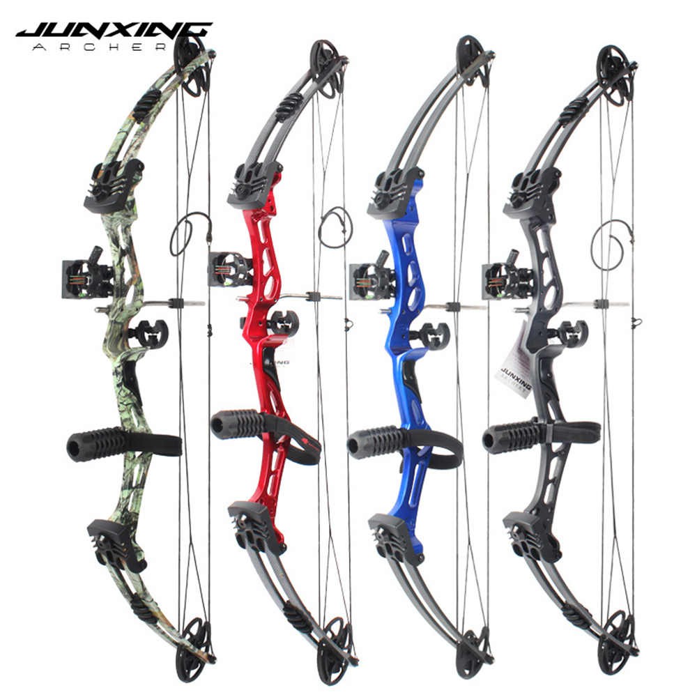 Archery Compound Bow Junxing M107 Adjustable Poundage (35 55 lbs) Shopee Malaysia