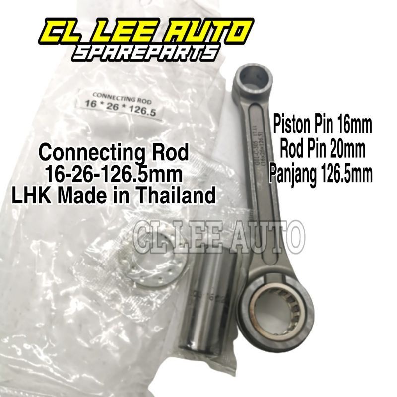 CONNECTING ROD LHK PANJANG 100MM 105MM 107MM 120MM 126.5MM CON ROD LHK Made in Thailand EX5