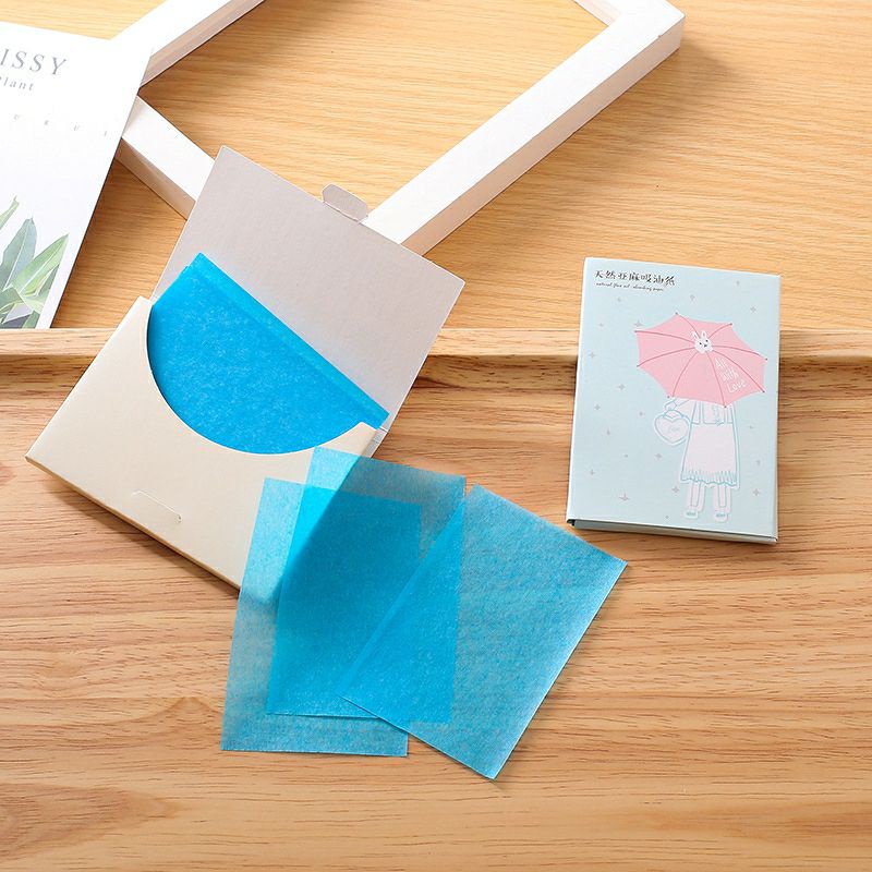 🇲🇾Small fresh oilabsorbing paper Natural linen oilabsorbing paper
