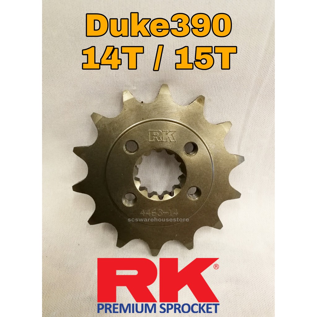 RK Front Sprocket KTM Duke 390 13T / 14T / 15T RC390 DUKE250 DUKE390 RC250 RC ADVENTURE 250 390
