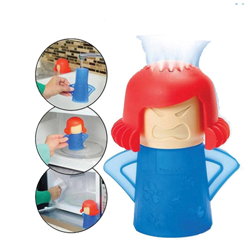 Angry Mom Mama Oven Steam Microwave Cleaner Easily Cleans Microwave