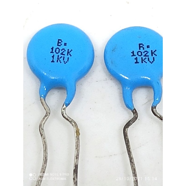 100pcs Capacitor 102k 1kv | Shopee Malaysia
