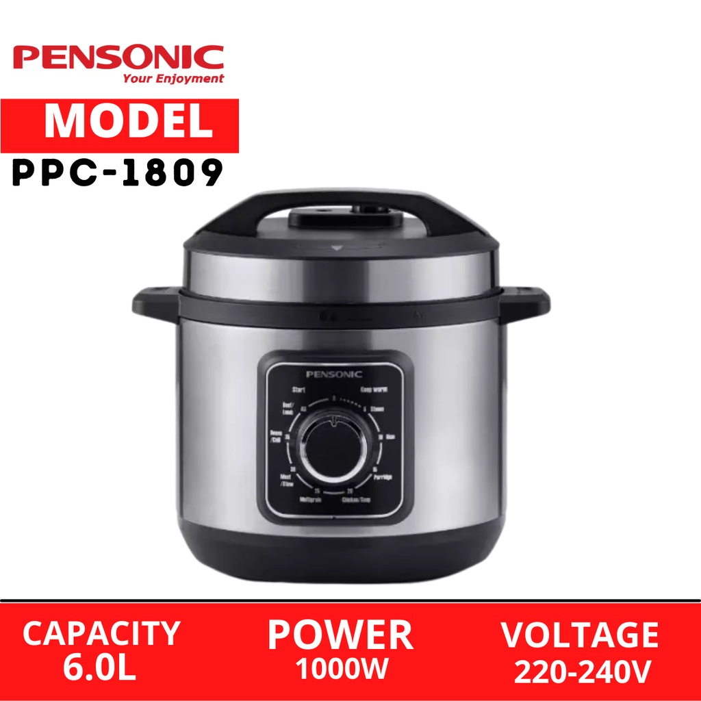 (Free Bubble Wrap) Philips/Elba/Pensonic 6L All in One Pressure Cooker