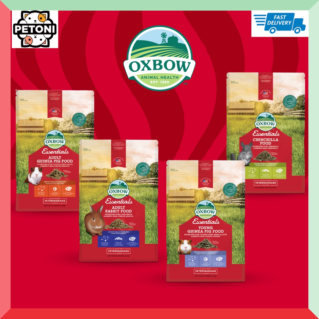Oxbow Essentials 5lb 2.25Kg Premium Adult Young Rabbit Guinea Pig