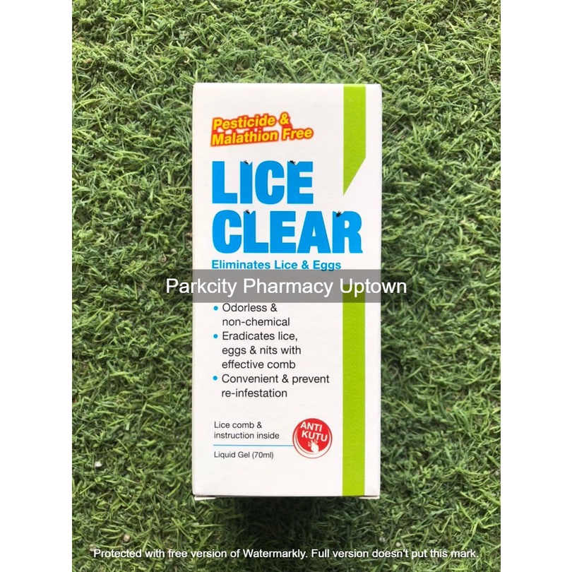 Lice Clear Shampoo 70ml 3018 Shopee Malaysia