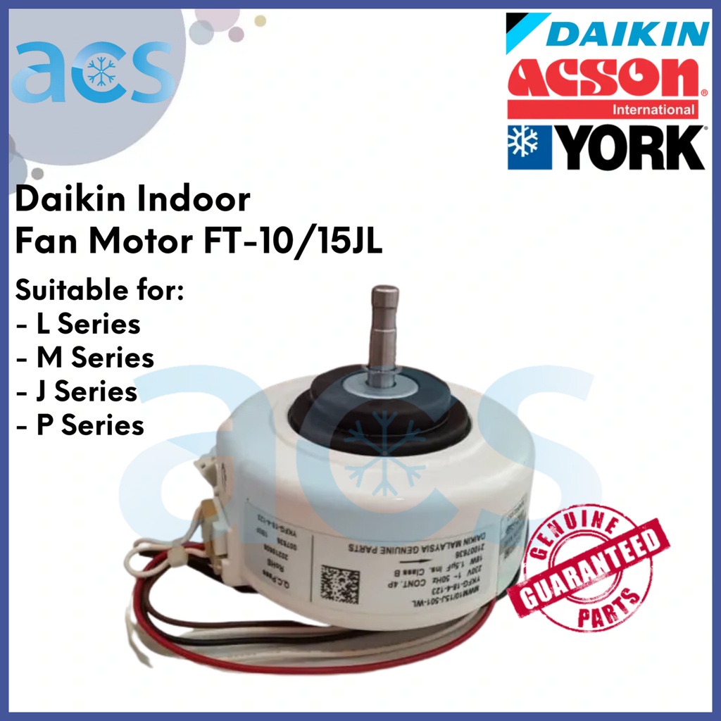 Daikin Indoor Fan Motor (Blower Motor) WM10/15JL Shopee Malaysia
