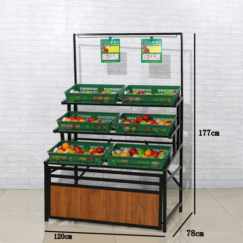 Vegetable Shelf Fruit Shop Supermarket Commercial Display Shelf Shelf