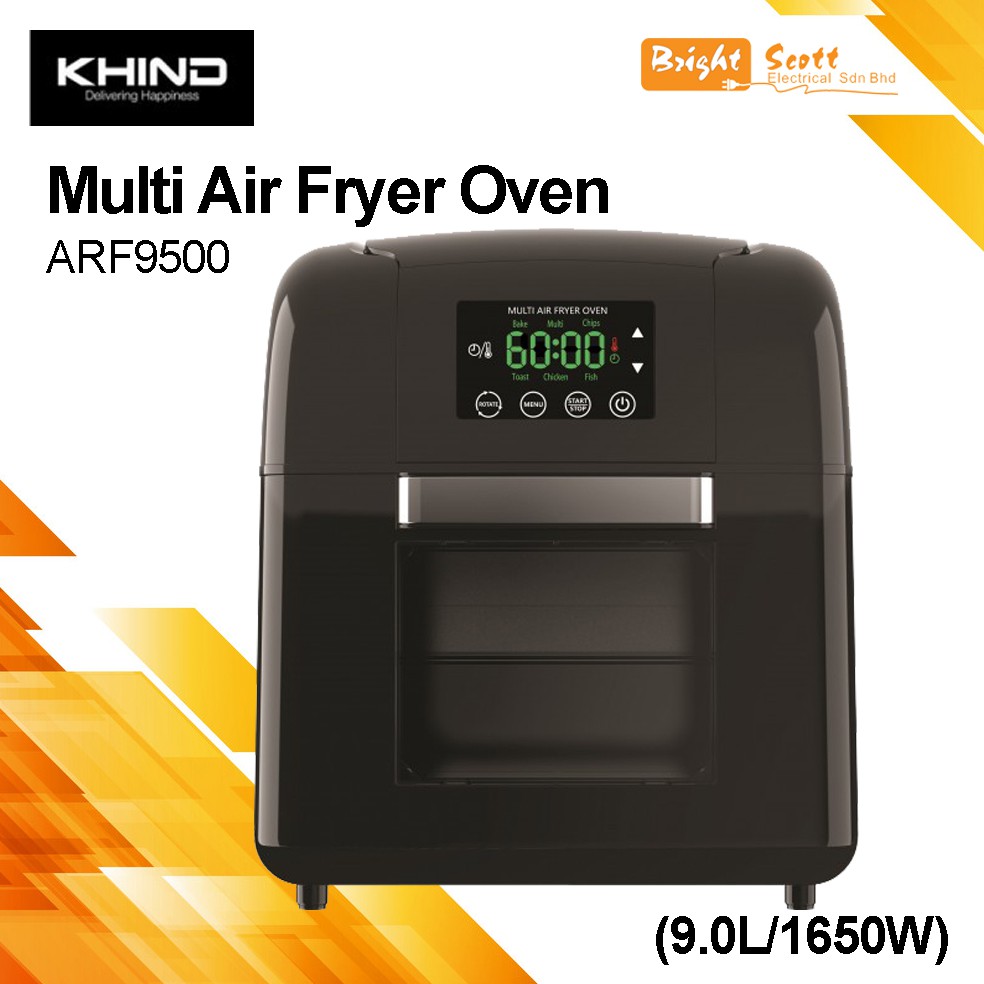 Khind ARF9500 Multi Air Fryer Oven (9.5L) Shopee Malaysia