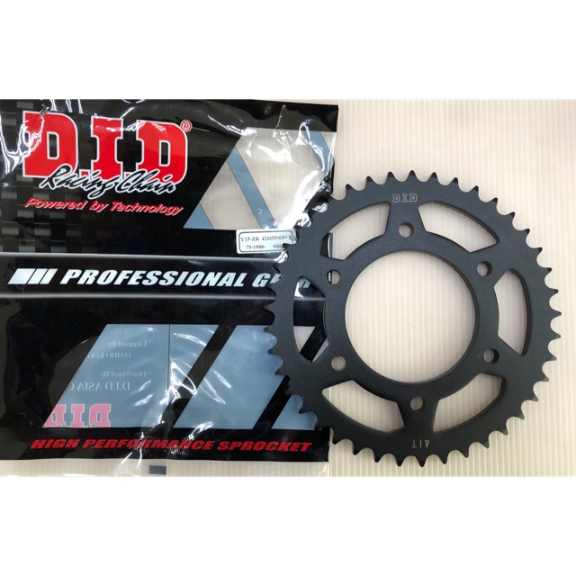 Y15 Ysuku FZ150 DID HDS Rear Sprocket Matt Black (Heavy Duty) Gear Belakang 100 Original 40T