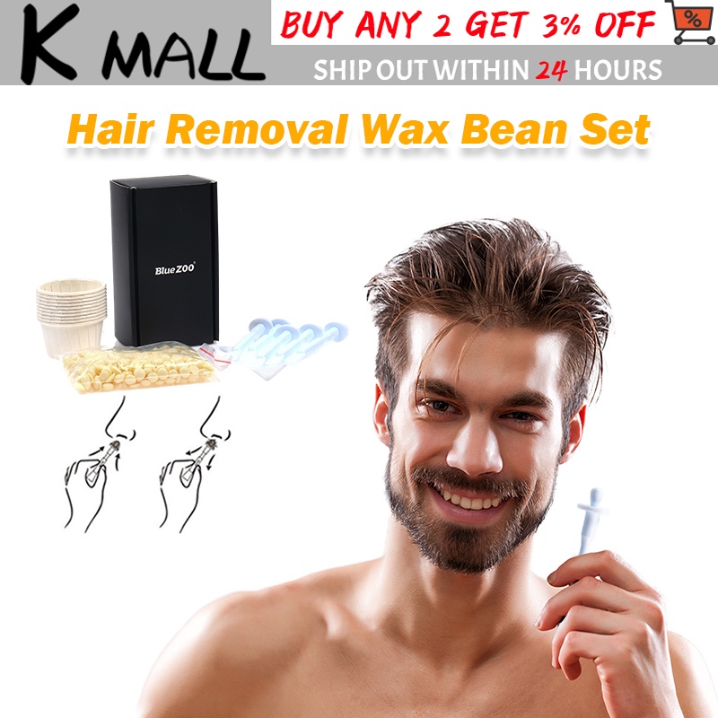Nose Hair Removal Wax Kit Nasal Waxing Nose Hair Wax Beans Cleaning Wax