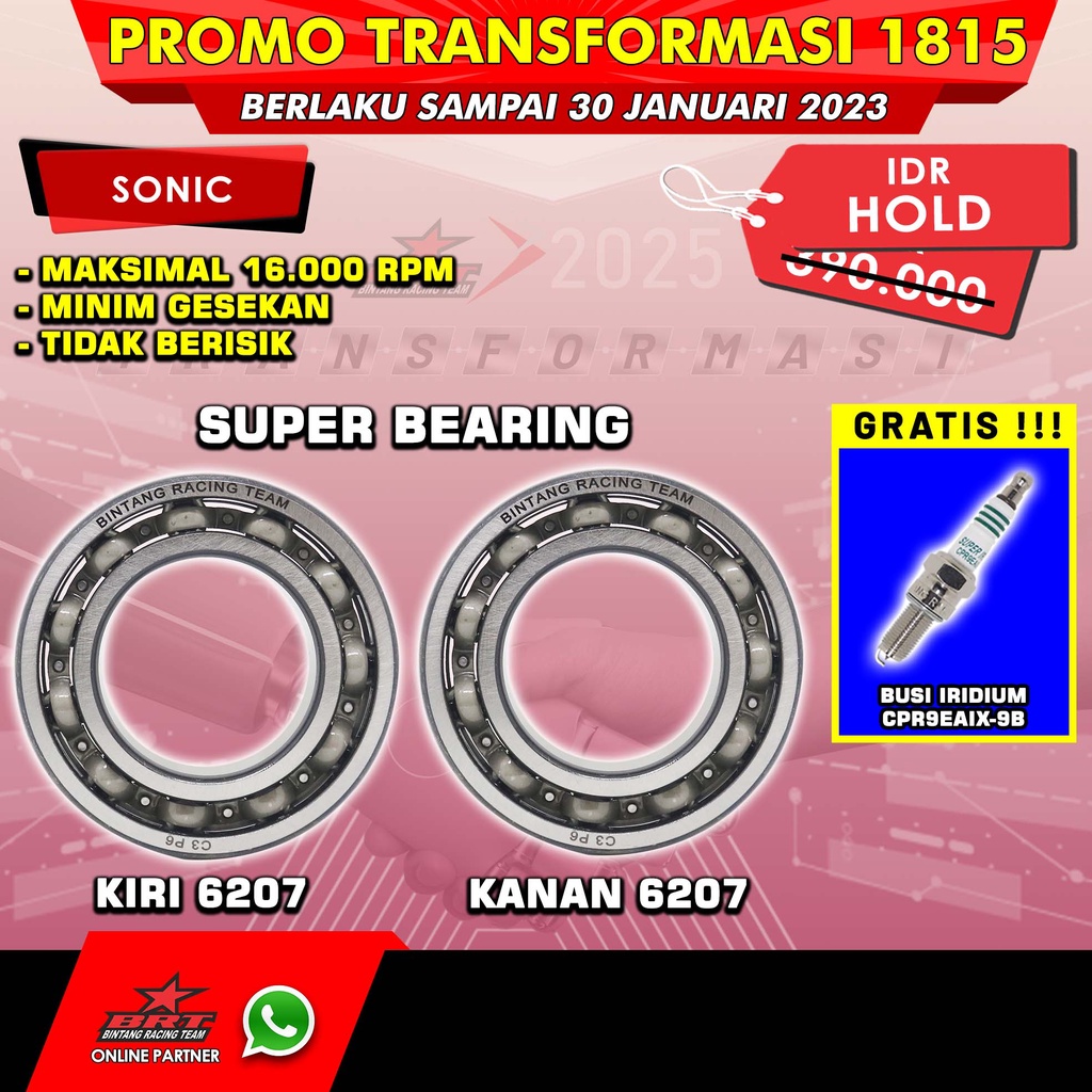 Brt Super Bearing Honda Sonic Shopee Malaysia