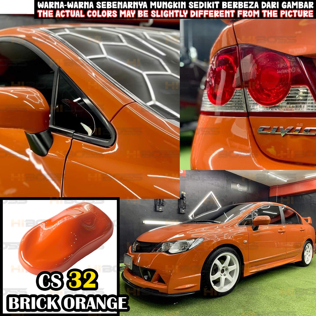 ( CS32 Brick Orange ) Aikka Old School Series Colour Kereta Paint Car