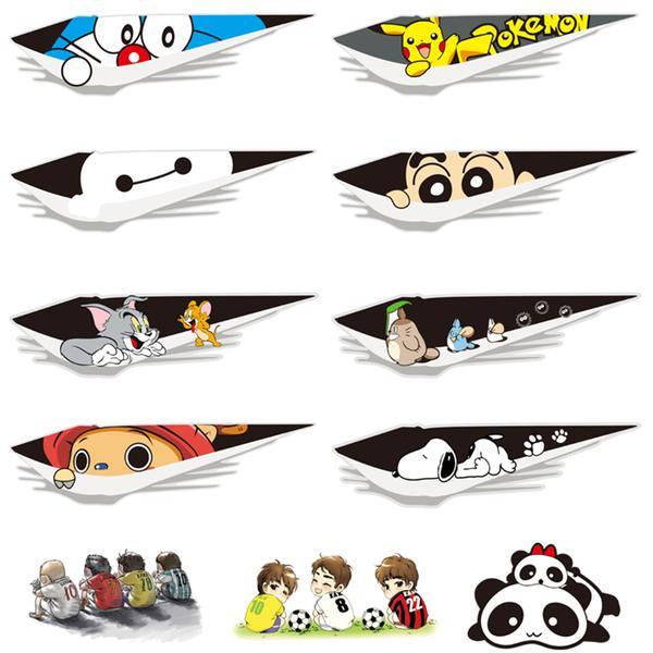 4pcs car stickers car paint scratch cover stickers repair body stickers creative decoration