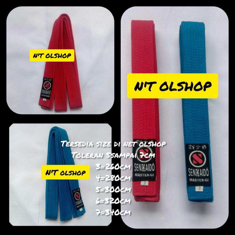 Karate Belt AKA/AO KATA Belt Shopee Malaysia