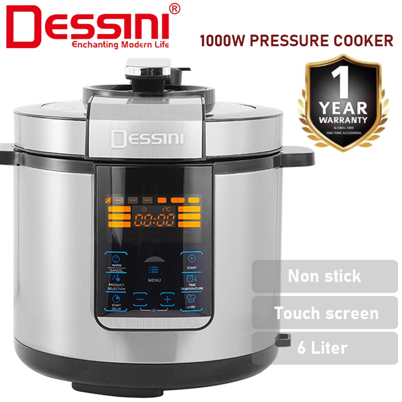 DESSINI ITALY 14 IN 1 Electric Digital Pressure Cooker Nonstick
