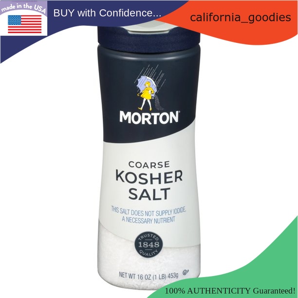 MORTON COARSE KOSHER SALT (Noniodized) 453g Shopee Malaysia