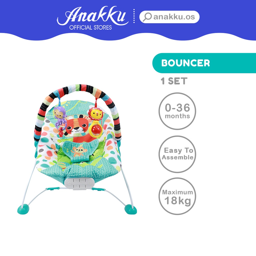 Anakku Animal Paradise Playtime Bouncer (036 Months) Buaian Bayi 171