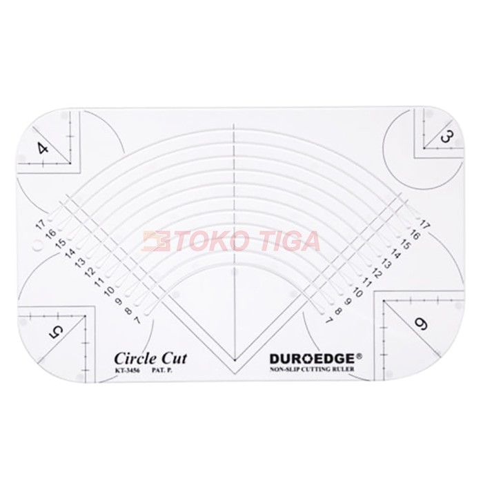 Round Oval Patchwork Quilting Ruler Patchwork Ruler (KT3456) Shopee