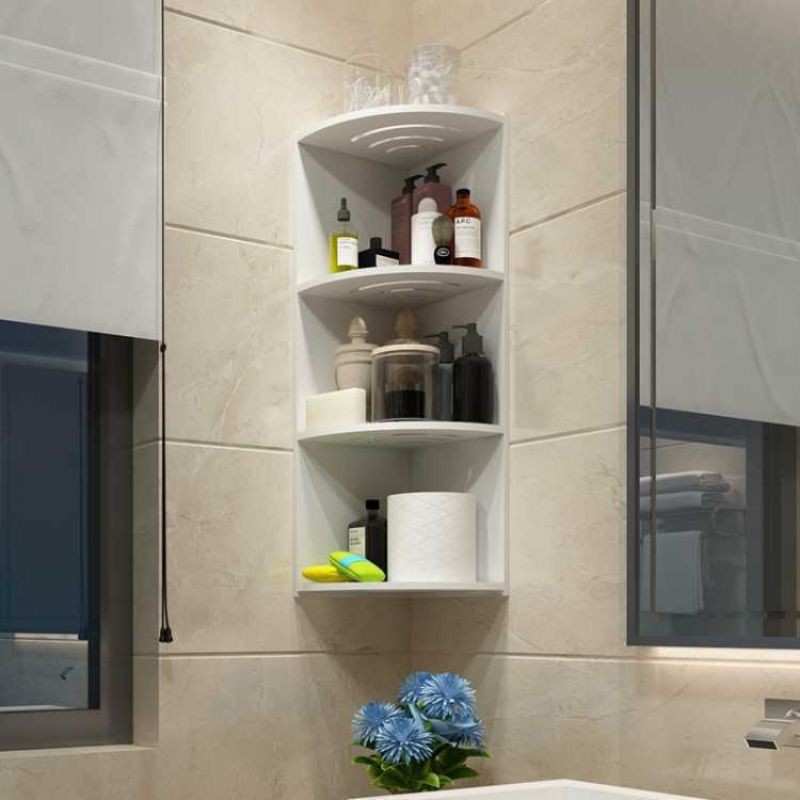 Bathroom Shelves Wall Mounted Toilets Toilet Tripod Hanging WallFree 三层简约 Shopee Malaysia